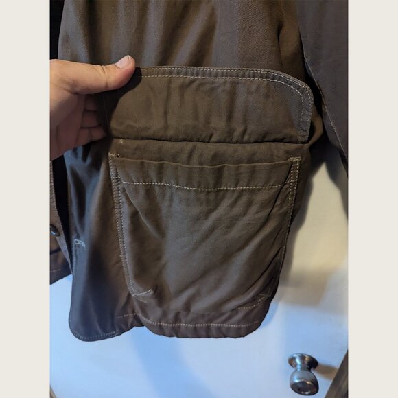 MARLBORO CLASSICS - Long brown coat - Sz S (fits large) - Picture 6 of 11